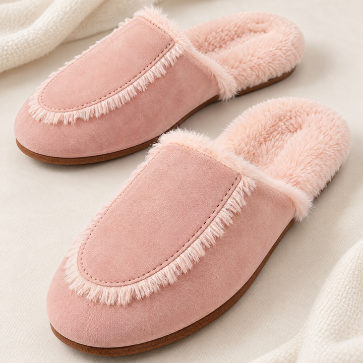 Brielle Plush Mule Slippers