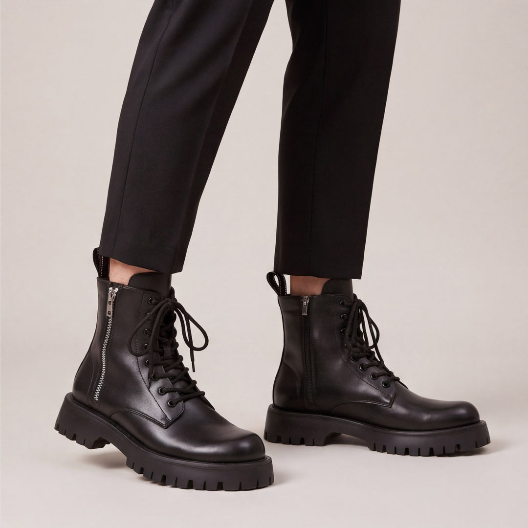 Milo Lugged Combat Boots