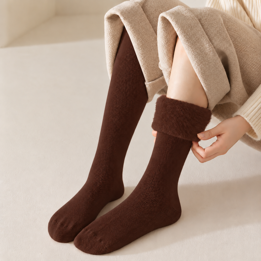 Willow Fleece-Lined High Socks