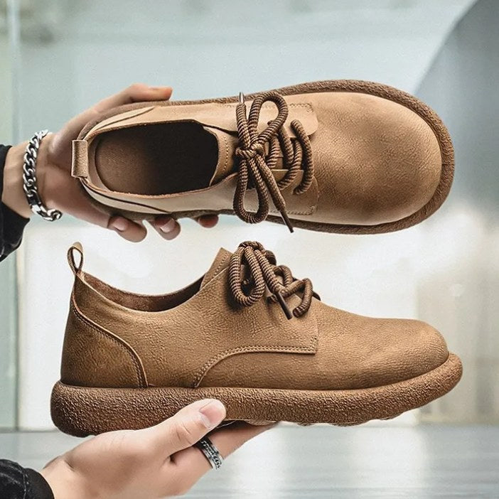 Arthur Textured Lace-Up Shoes