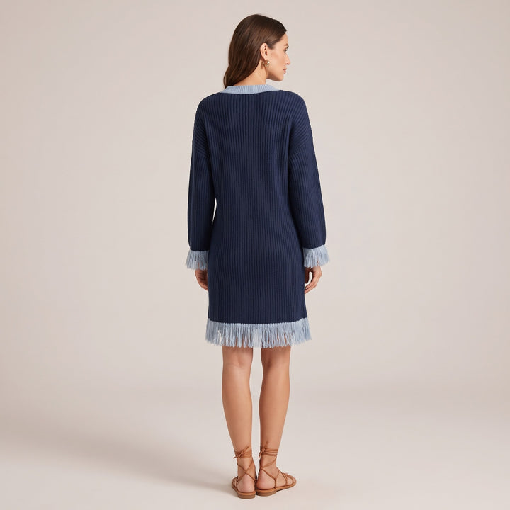 Giulia Fringed Knit Dress