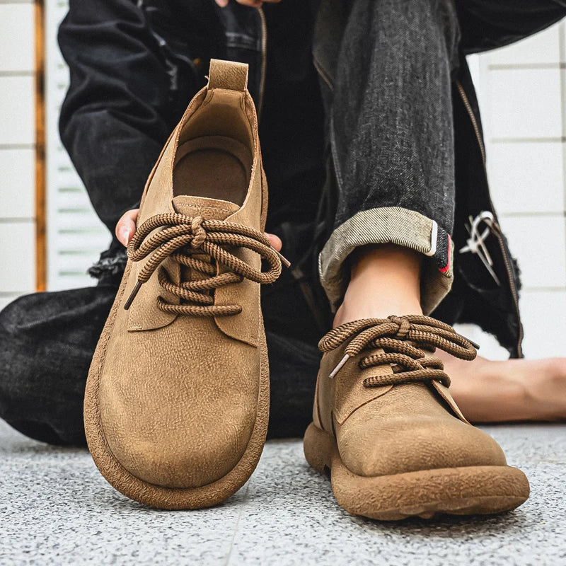 Arthur Textured Lace-Up Shoes