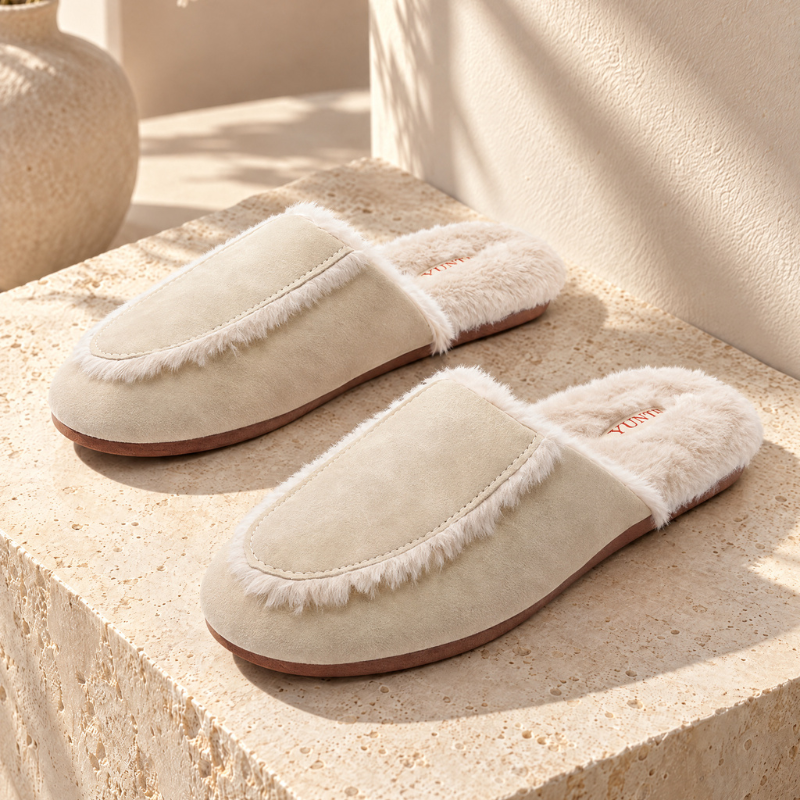 Brielle Plush Mule Slippers