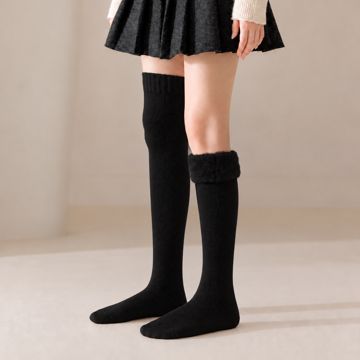 Willow Fleece-Lined High Socks