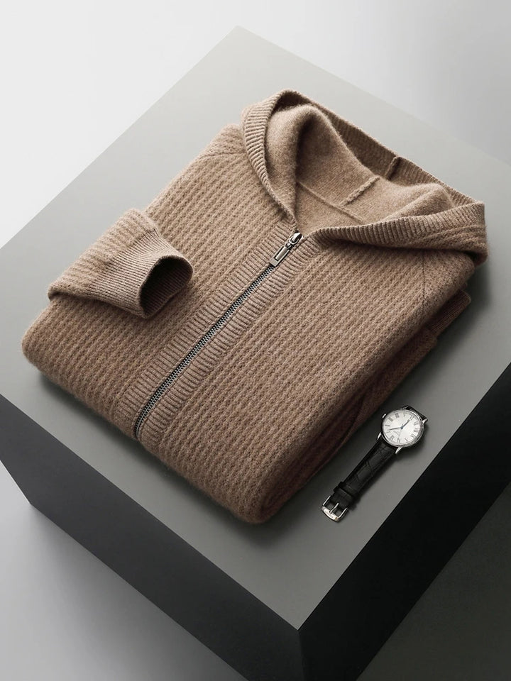 Marlowe Hooded Merino Cardigan
