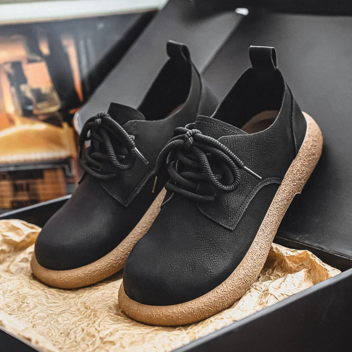 Arthur Textured Lace-Up Shoes