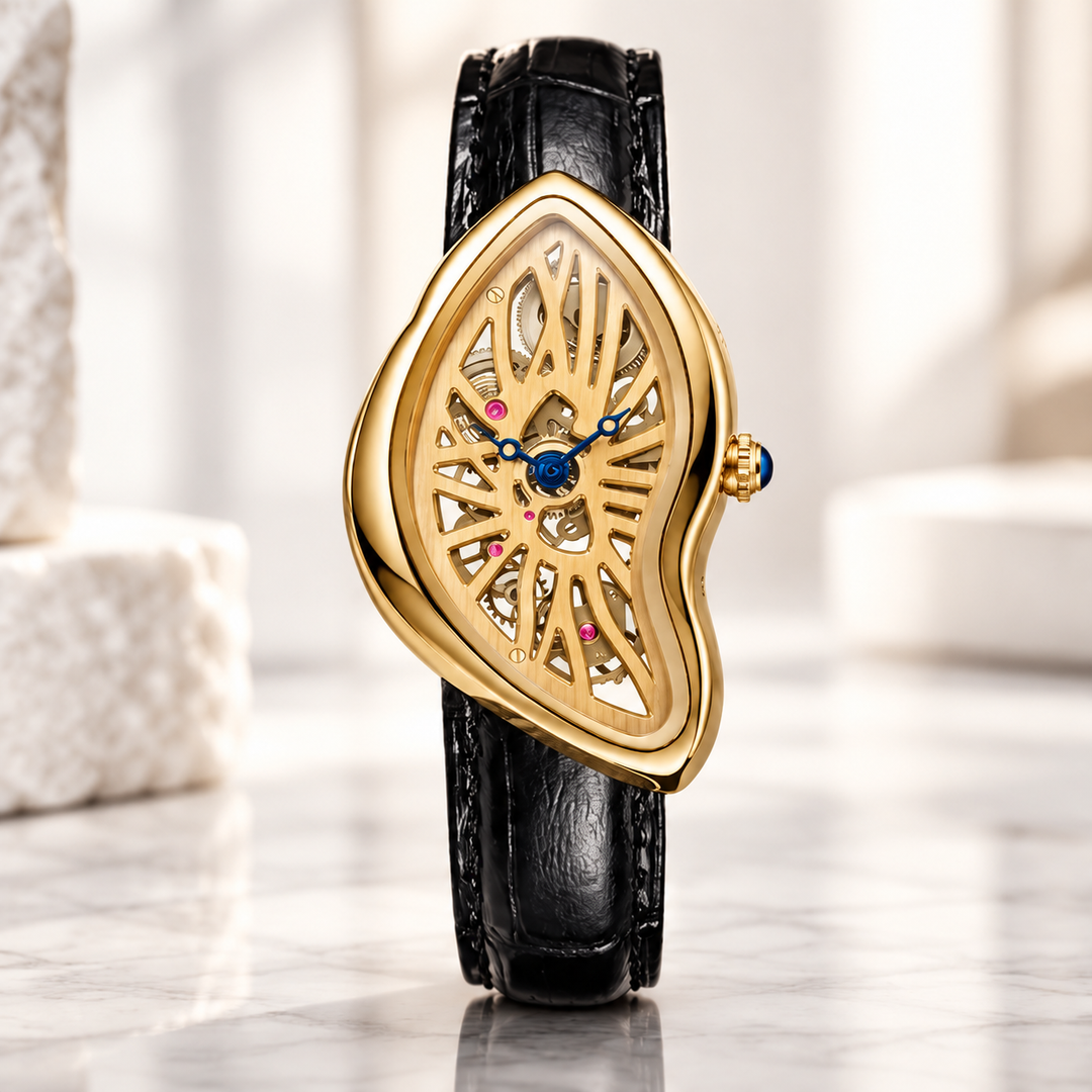 Aureon Sculpted Skeleton Watch