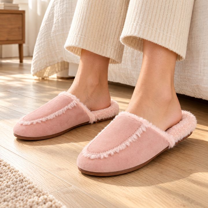 Brielle Plush Mule Slippers