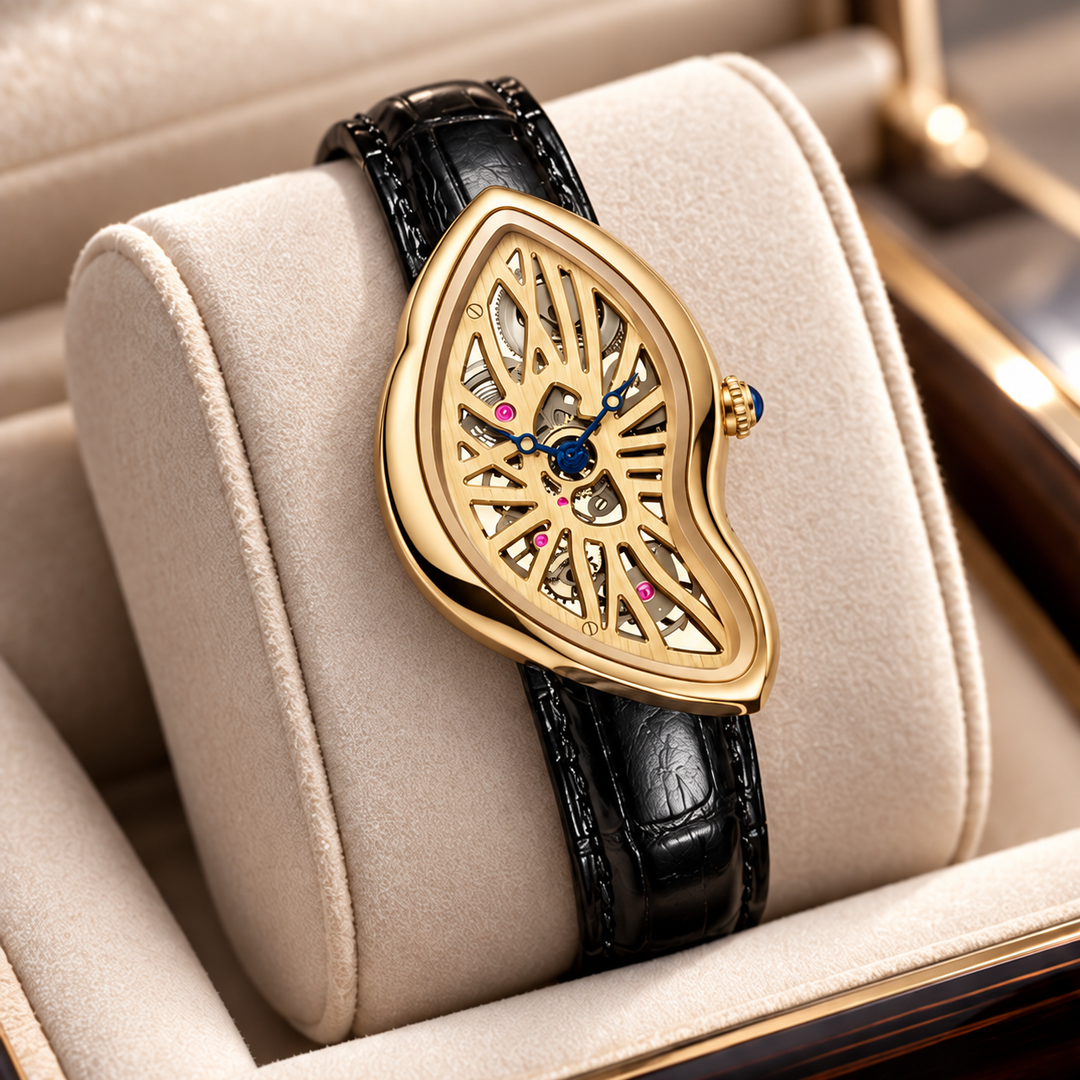 Aureon Sculpted Skeleton Watch