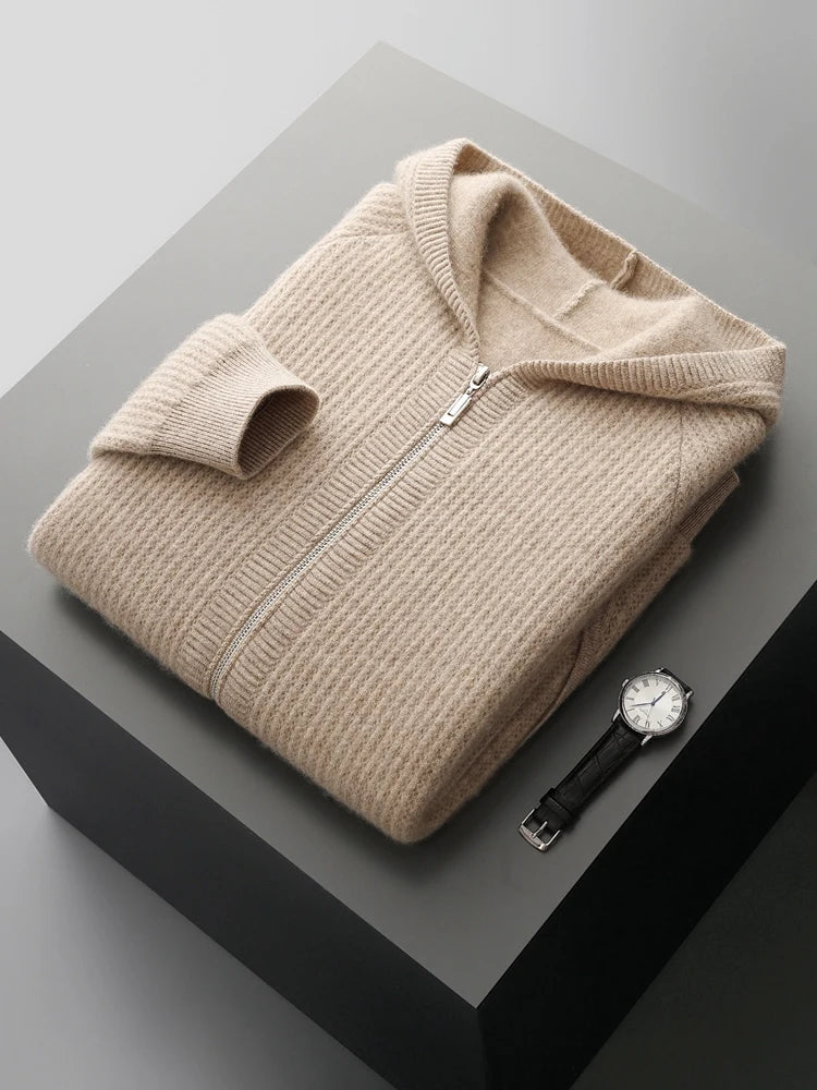 Marlowe Hooded Merino Cardigan