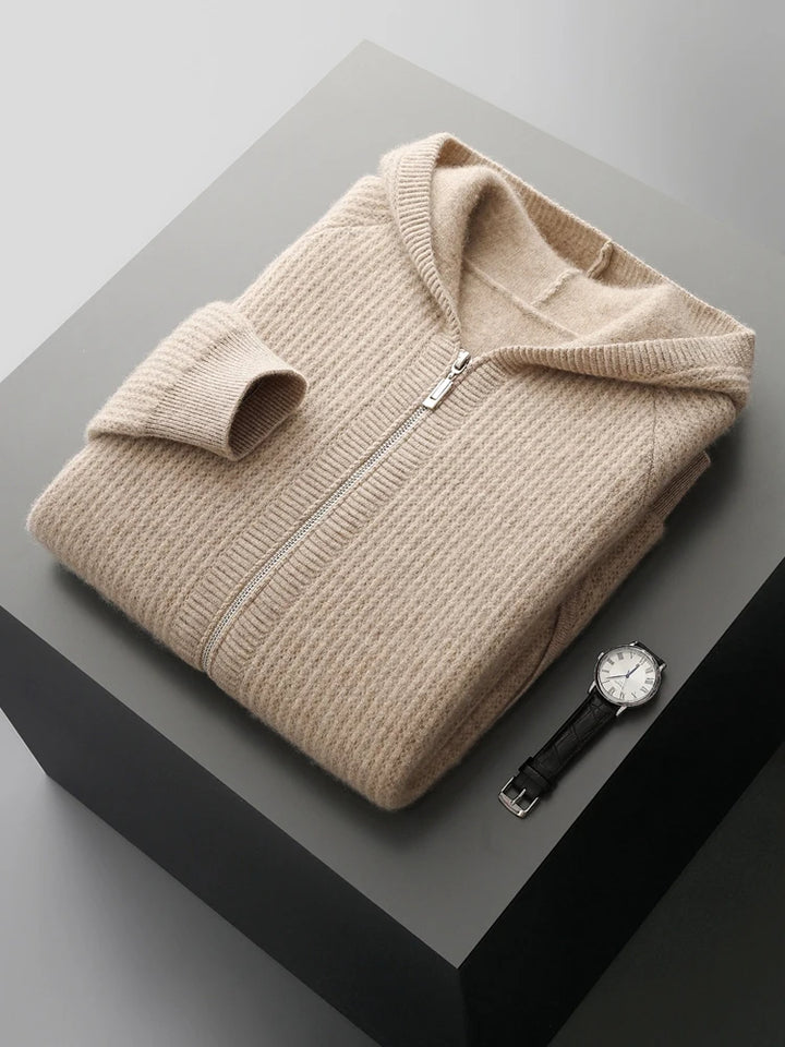 Marlowe Hooded Merino Cardigan