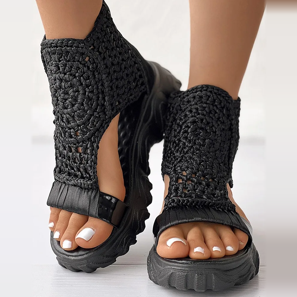 Riviera Boho Knit Sandals