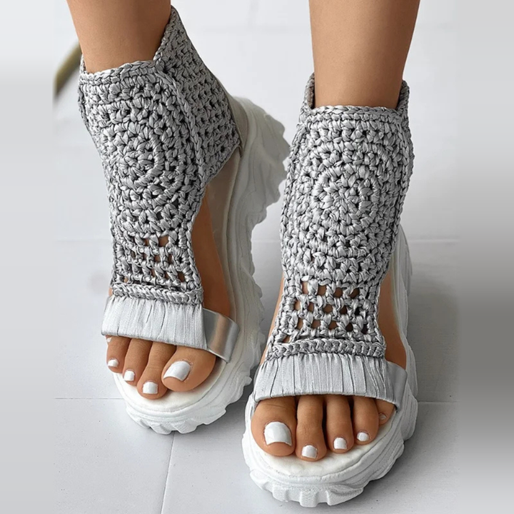 Riviera Boho Knit Sandals