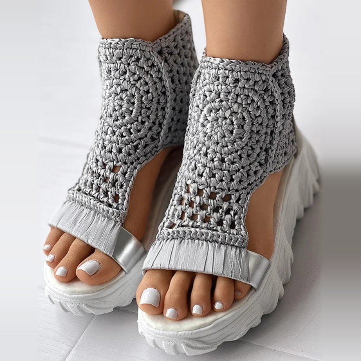 Riviera Boho Knit Sandals