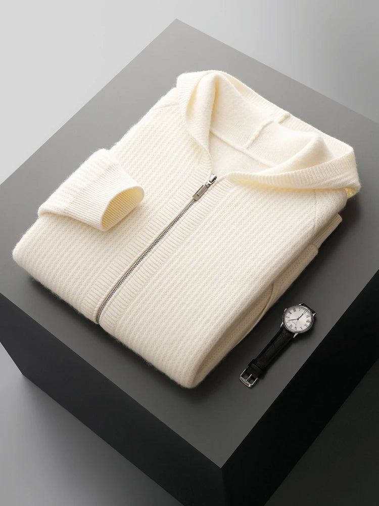 Marlowe Hooded Merino Cardigan
